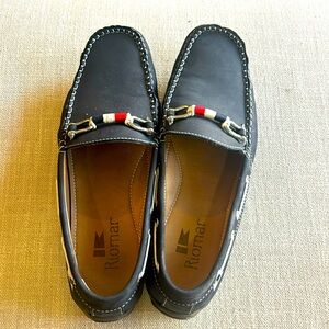 Riomar The Waterman Shoe 9.5/42.5 Navy w Red White Blue